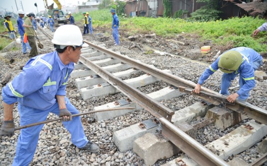 Xây dựng công trình đường sắt và đường bộ